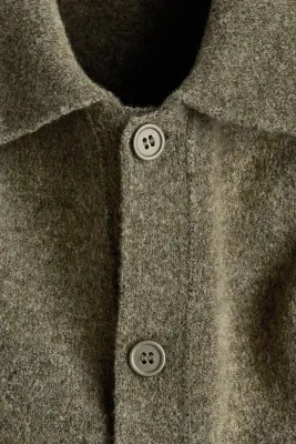 Gilet Regular Fit - Vert kaki — photo 5