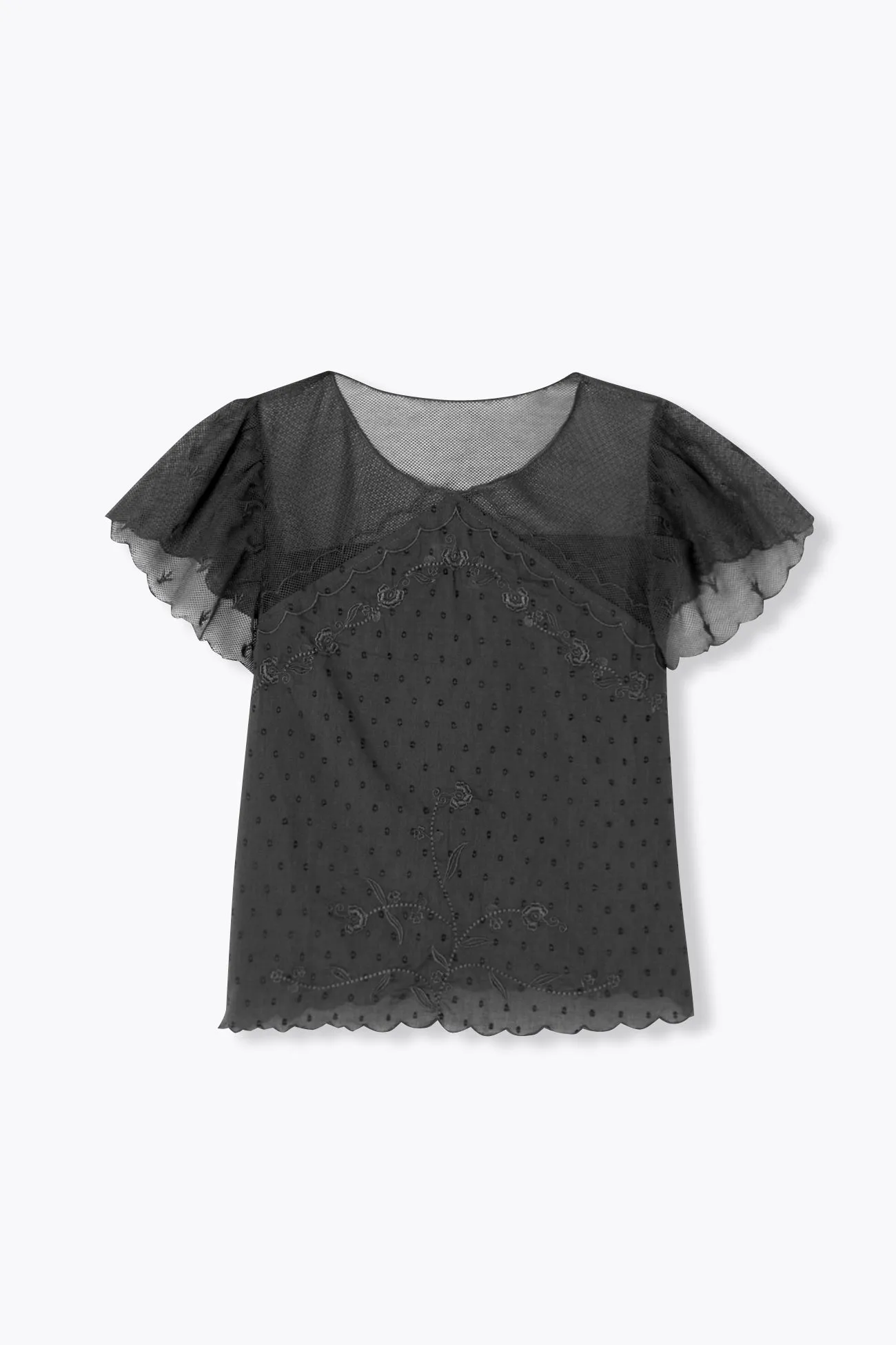 Blouse brodée Femme