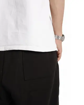 Fleece Sweat Pant STW Brodé Black White — photo 4