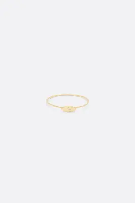 BAGUE GABIN PETIT MODELE - Or blanc 18 carats — photo 1