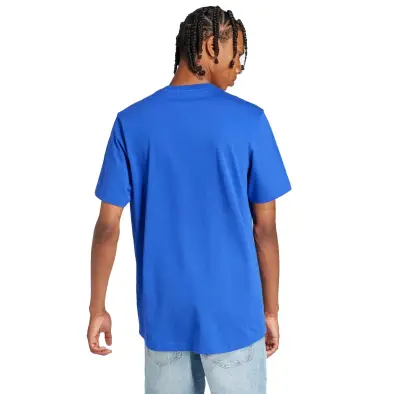 ADIDAS TEE SHIRT GRANDE LONGUEUR Bleu — photo 3