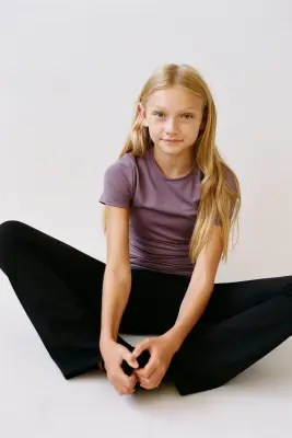 T-shirt de sport Slim Fit SoftMove™ - Violet ancien — photo 3