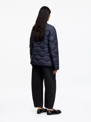 Veste matelassée Re:Down - Bleu foncé — photo 2