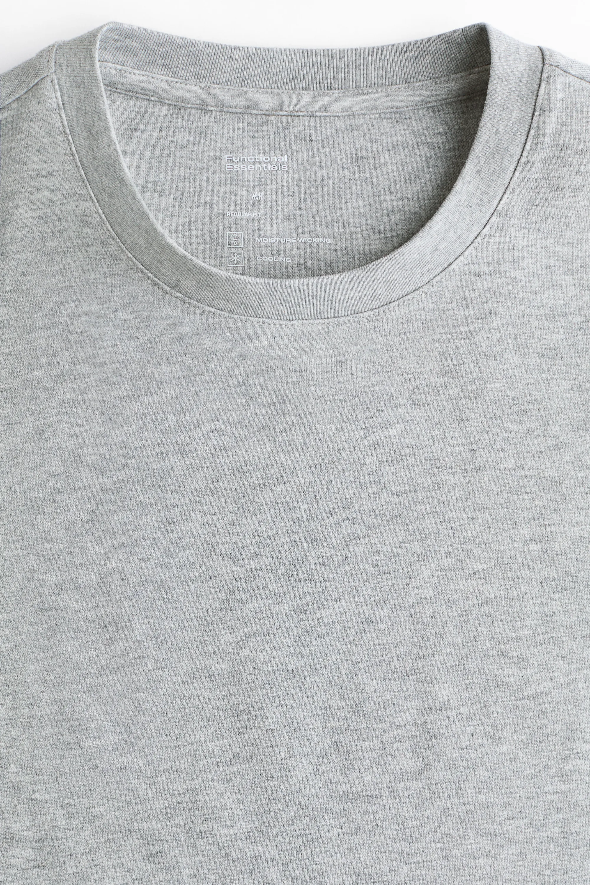 T-shirt Cooling Relaxed Fit - Gris chiné