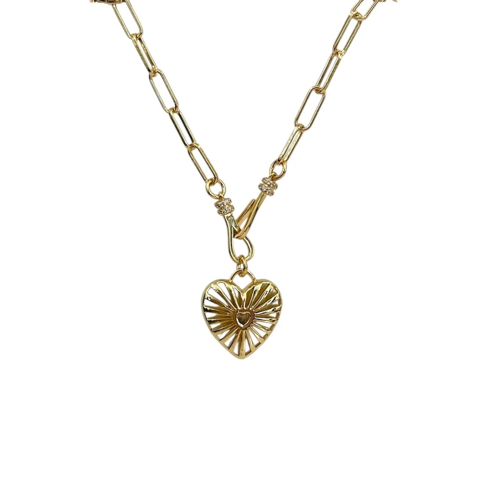 Collier coeur  ajouré - Virginie Berman