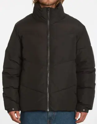 Veste Volcom Goldsmouth puffer – Black combo — photo 1