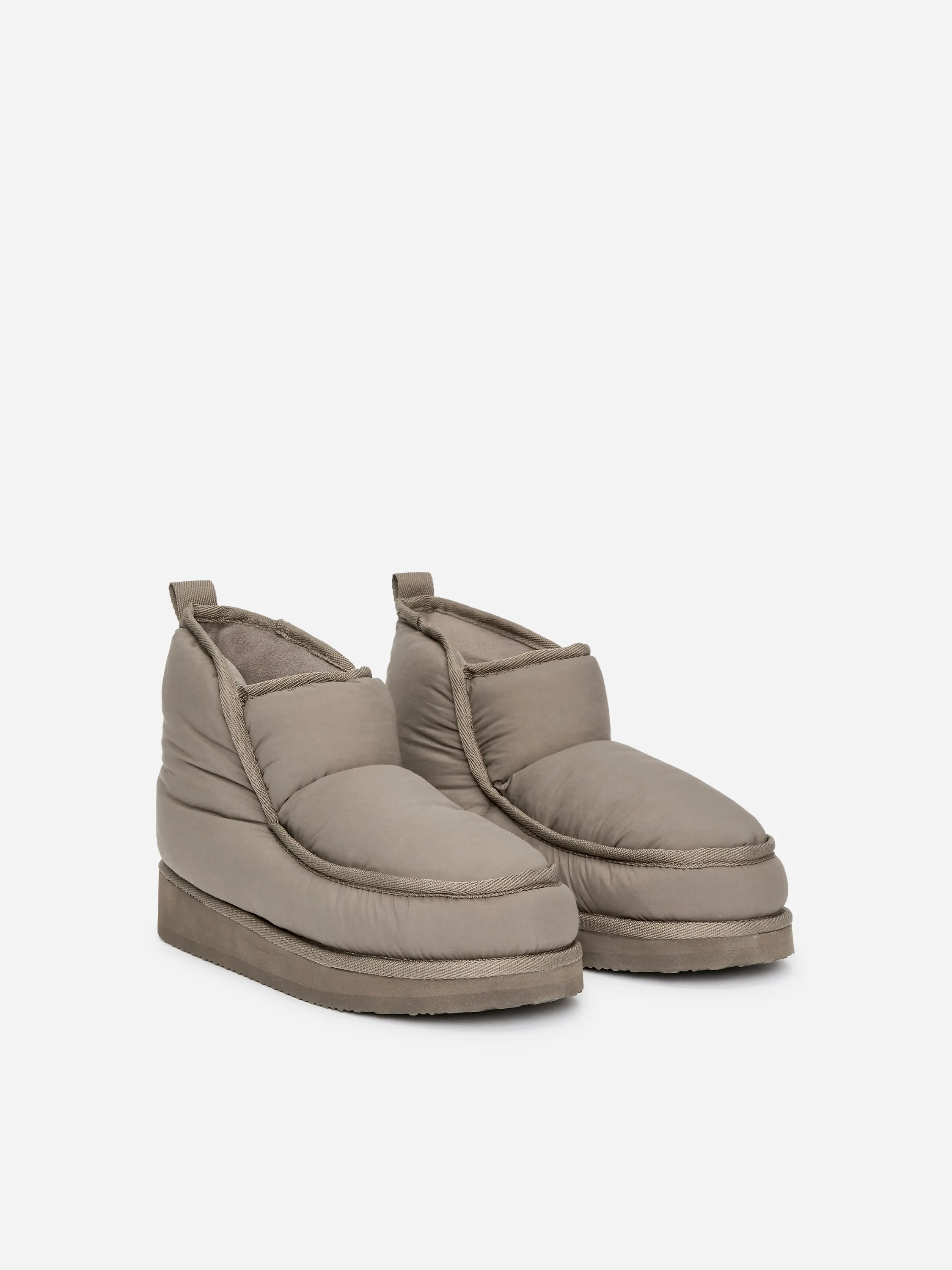 Bottines rembourrées - Taupe foncé