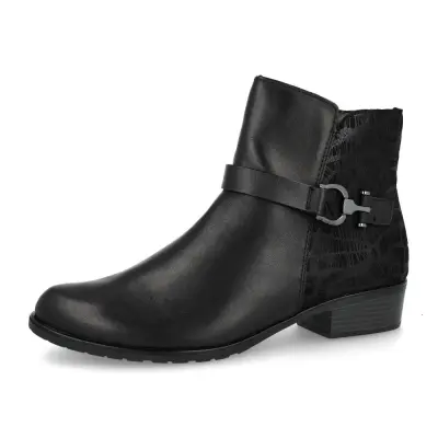 Bottines Remonte D6894-00 Noires - Lacets Grande Pointure Femme — photo 1