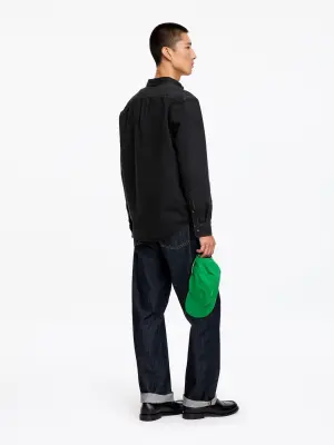 Regular Denim Shirt - Noir — photo 1