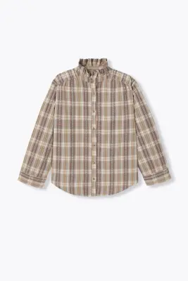 Chemise à carreaux Femme