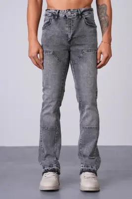 JEAN FLARE LL2000276 - GREY — photo 1