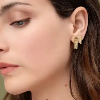Boucles d'oreilles Kasaï Mini Médusa — photo 2