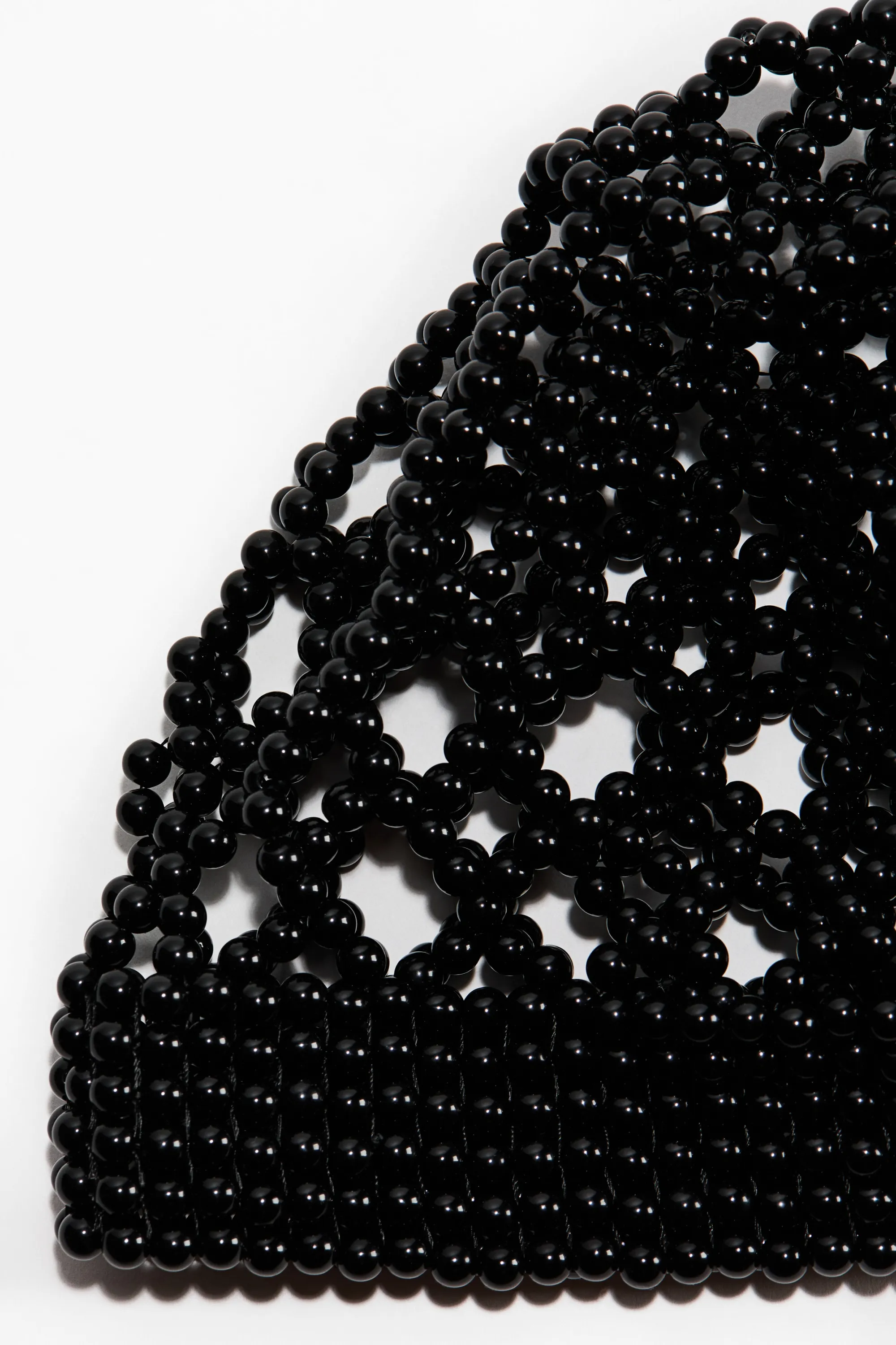 Bonnet de perles fantaisie - Noir