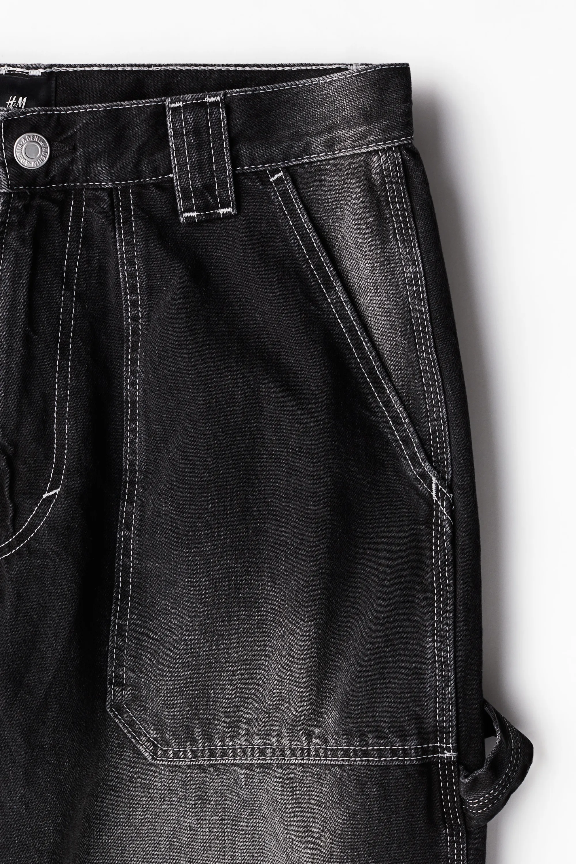 Carpenter Baggy Jeans - Noir denim