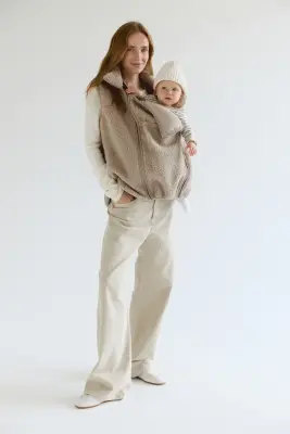 MAMA Veste de portage sans manches Before & After - Beige — photo 2