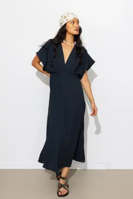 Robe longue et unie Femme — photo 2