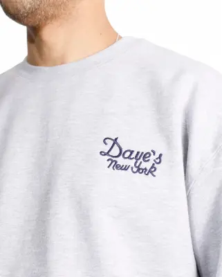 Vintage Logo Crew Neck Sweat Heather Grey — photo 4