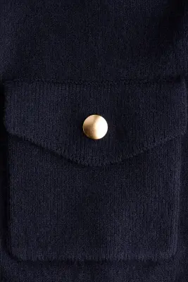 Gilet oversize - Bleu marine — photo 3