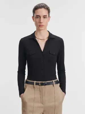 Chemise en viscose et élasthanne