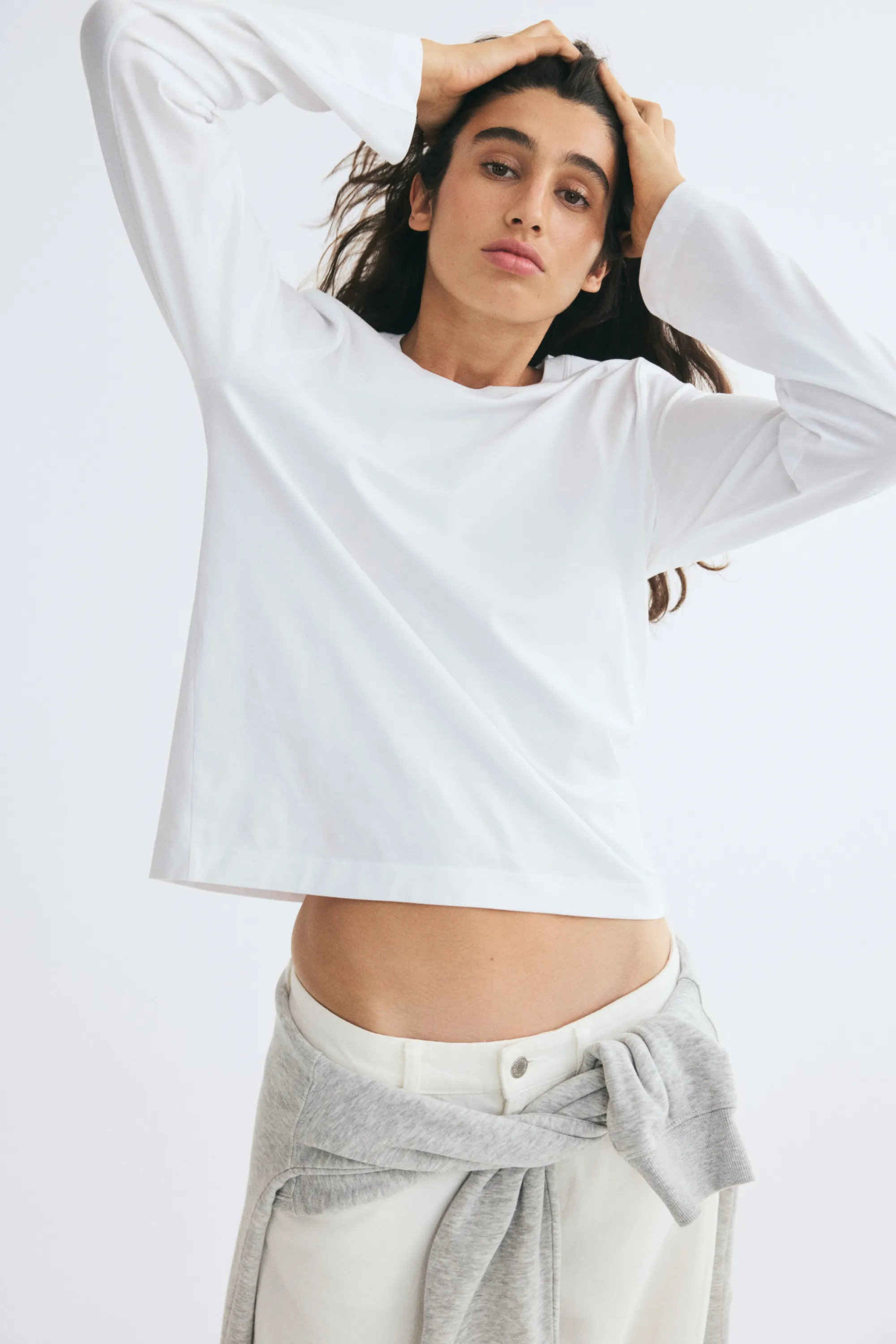 Top en coton Supima® - Blanc