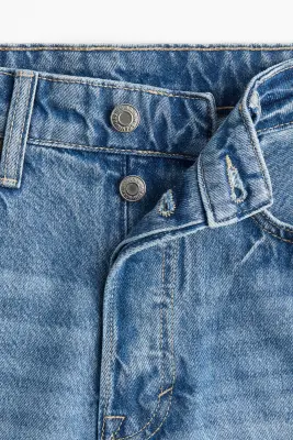 Short High en denim - Bleu denim — photo 2