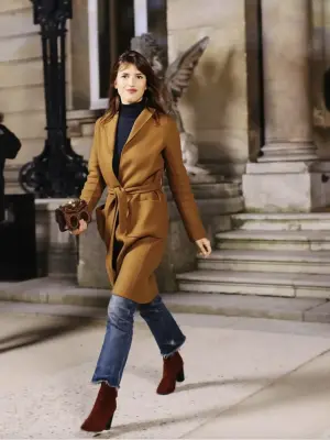 Bottines à talon épais GARETT en suède rouge bordeaux Prix boutique 709€ Taille 35 — photo 3