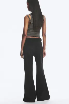 Pantalon de costume évasé - Noir — photo 3