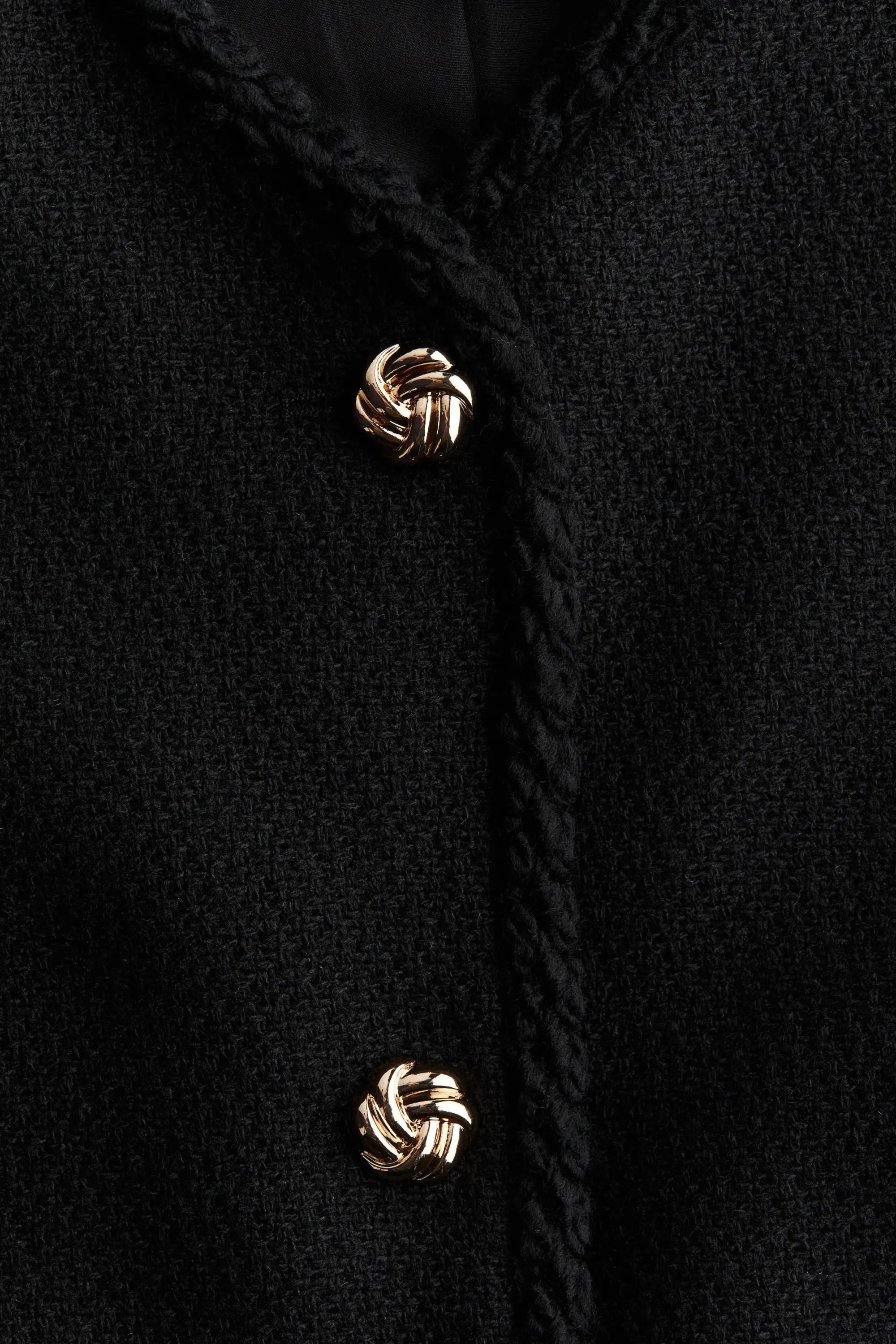 Veste en bouclette - Noir