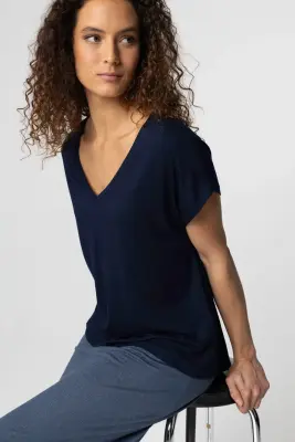 T-shirt en viscose et élasthanne — photo 5