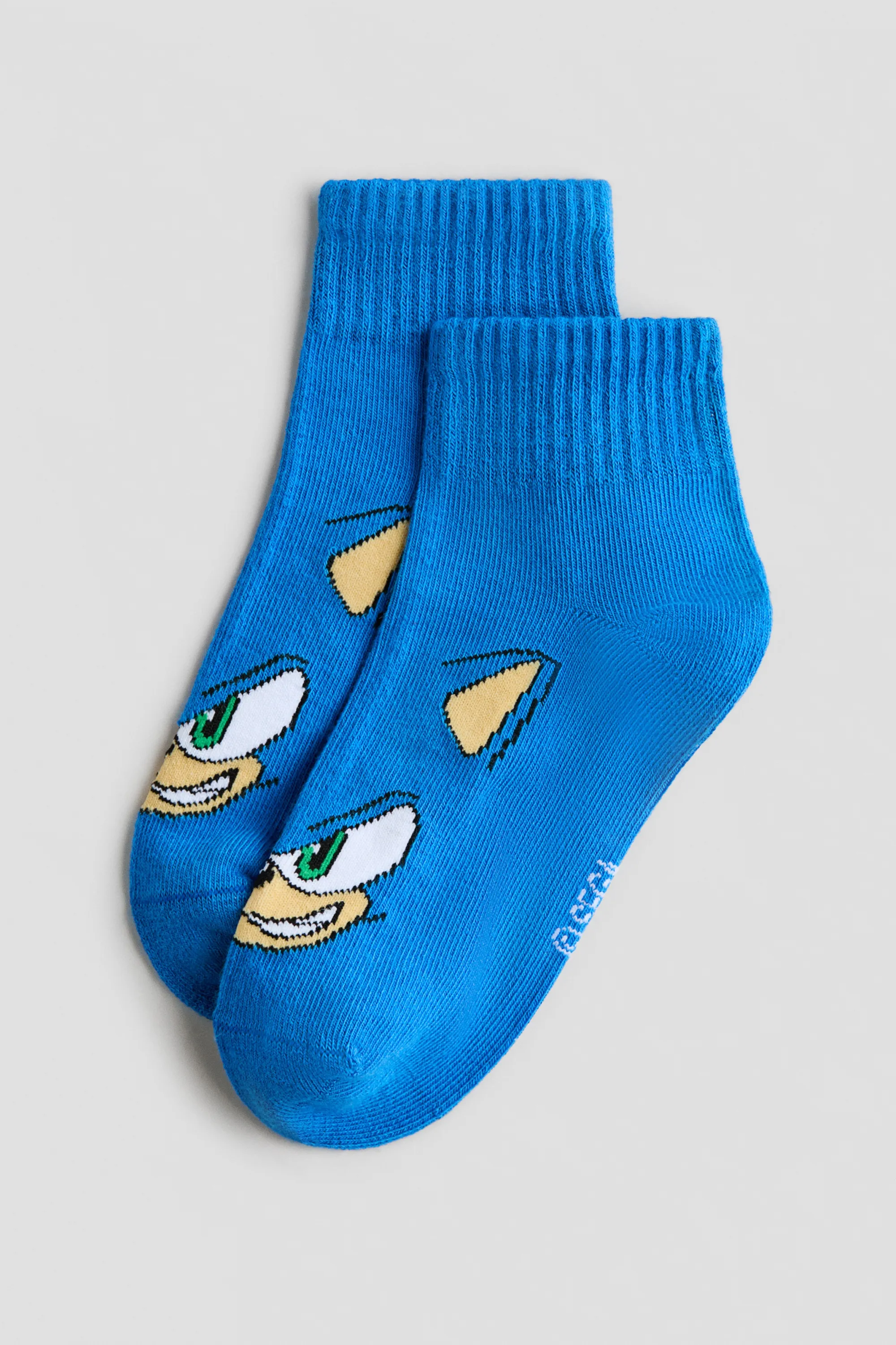 Lot de 5 paires de socquettes - Bleu vif/Sonic le Hérisson
