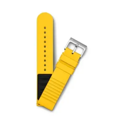 Bracelet Victorinox 21mm caoutchouc jaune V.60029 — photo 3