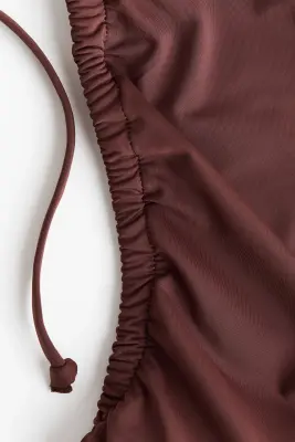 Maillot de bain paddé High Leg - Marron foncé — photo 4