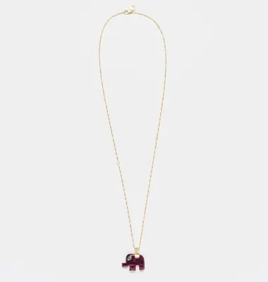 Nouveau ! BOHEMIAN RHAPSODIE PARIS Collier Dumbo Améthyste — photo 3