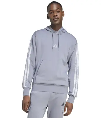 ADIDAS SWEAT CAPUCHE GRANDE LONGUEUR Gris — photo 2
