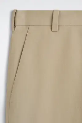 PANTALON CHINO LARGE DÉCONTRACTÉ EN COTON - SABLE — photo 3
