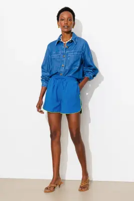 Short boxer à liseré Femme — photo 2