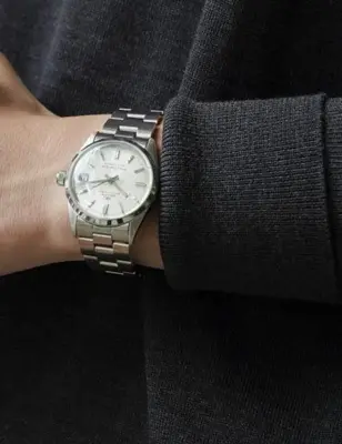 VAGUE WATCH CO. EVERY-ONE DATE SILVER — photo 2