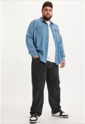 LEVIS 501 ORIGINAL BT Noir SPECIAL GRANDE LONGUEUR — photo 3