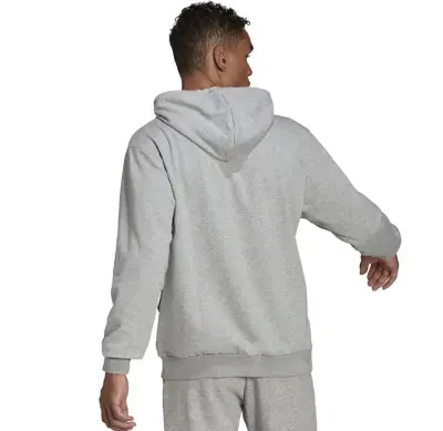 ADIDAS SWEAT CAPUCHE Gris — photo 4