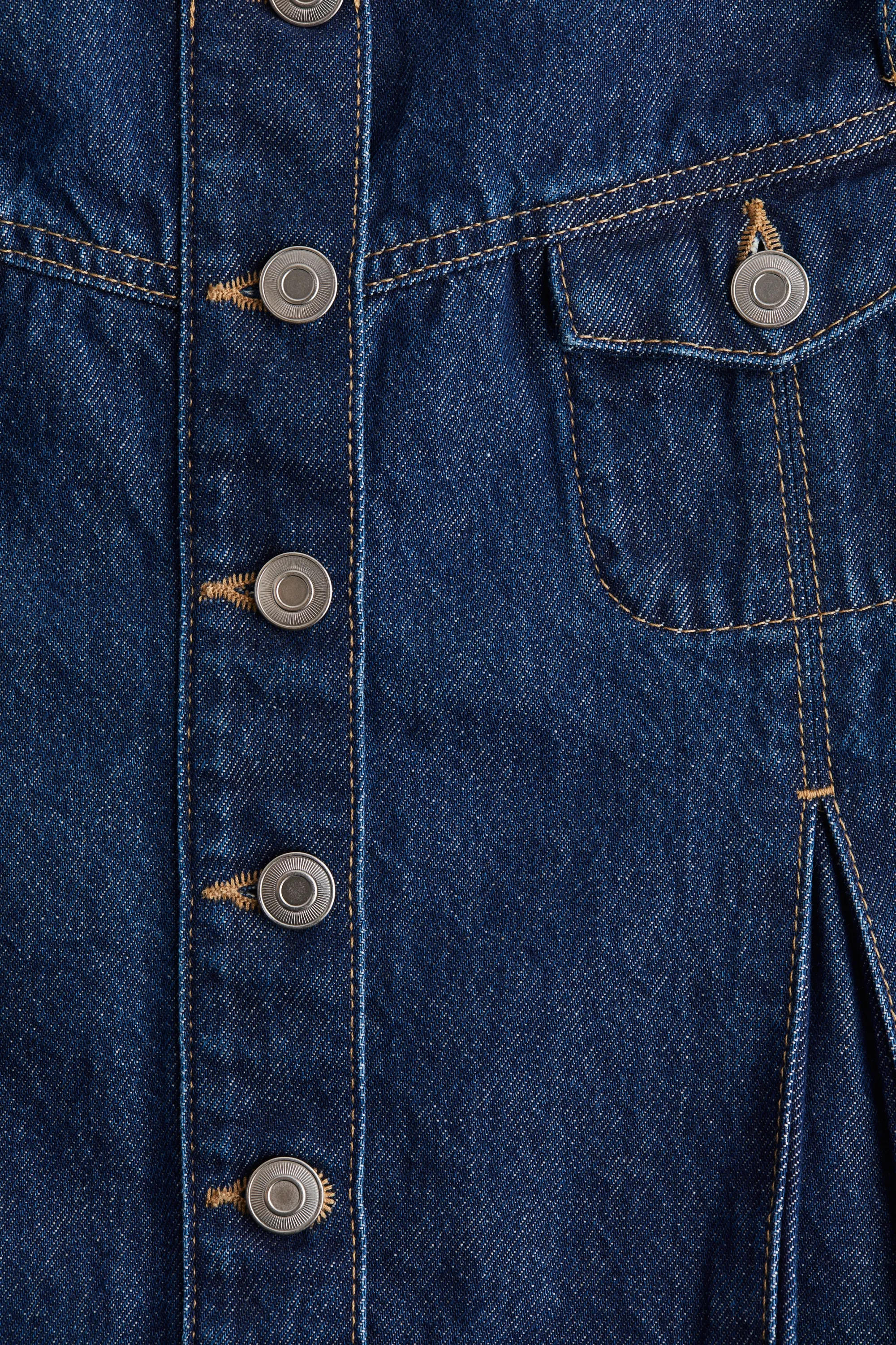 Minijupe en denim - Bleu denim foncé