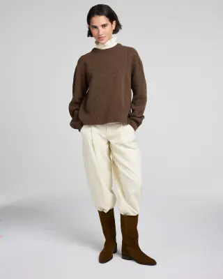 Pull Flo marron — photo 3