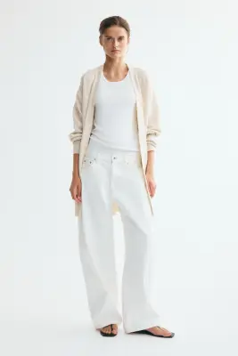 Gilet long - Beige clair chiné — photo 2