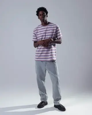 T-shirt Helas Classic stripe tee – Lavender — photo 4