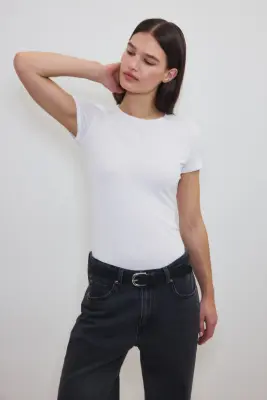 T-shirt Warming Slim Fit - Blanc — photo 2