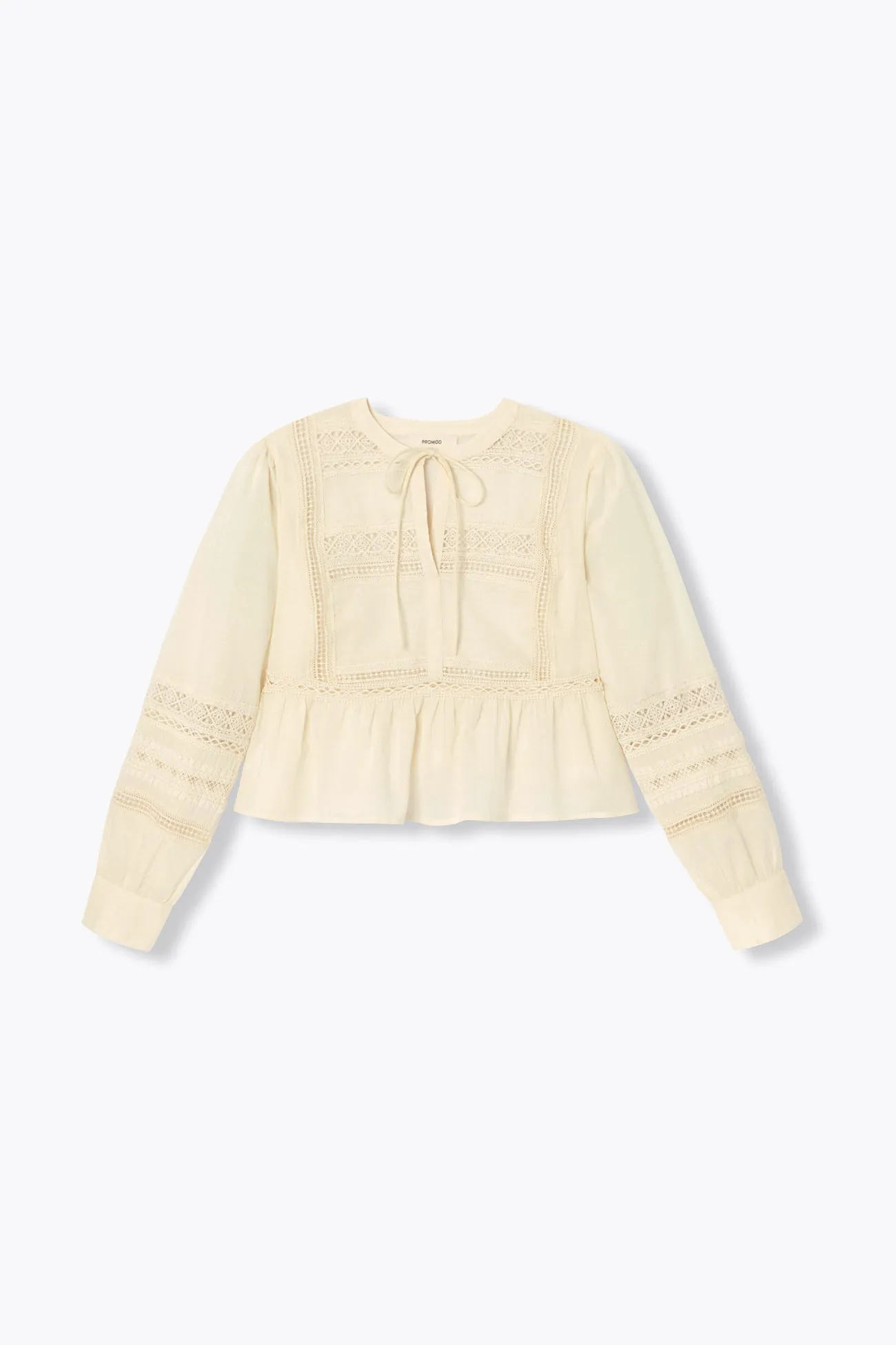 Blouse détail dentelle Femme