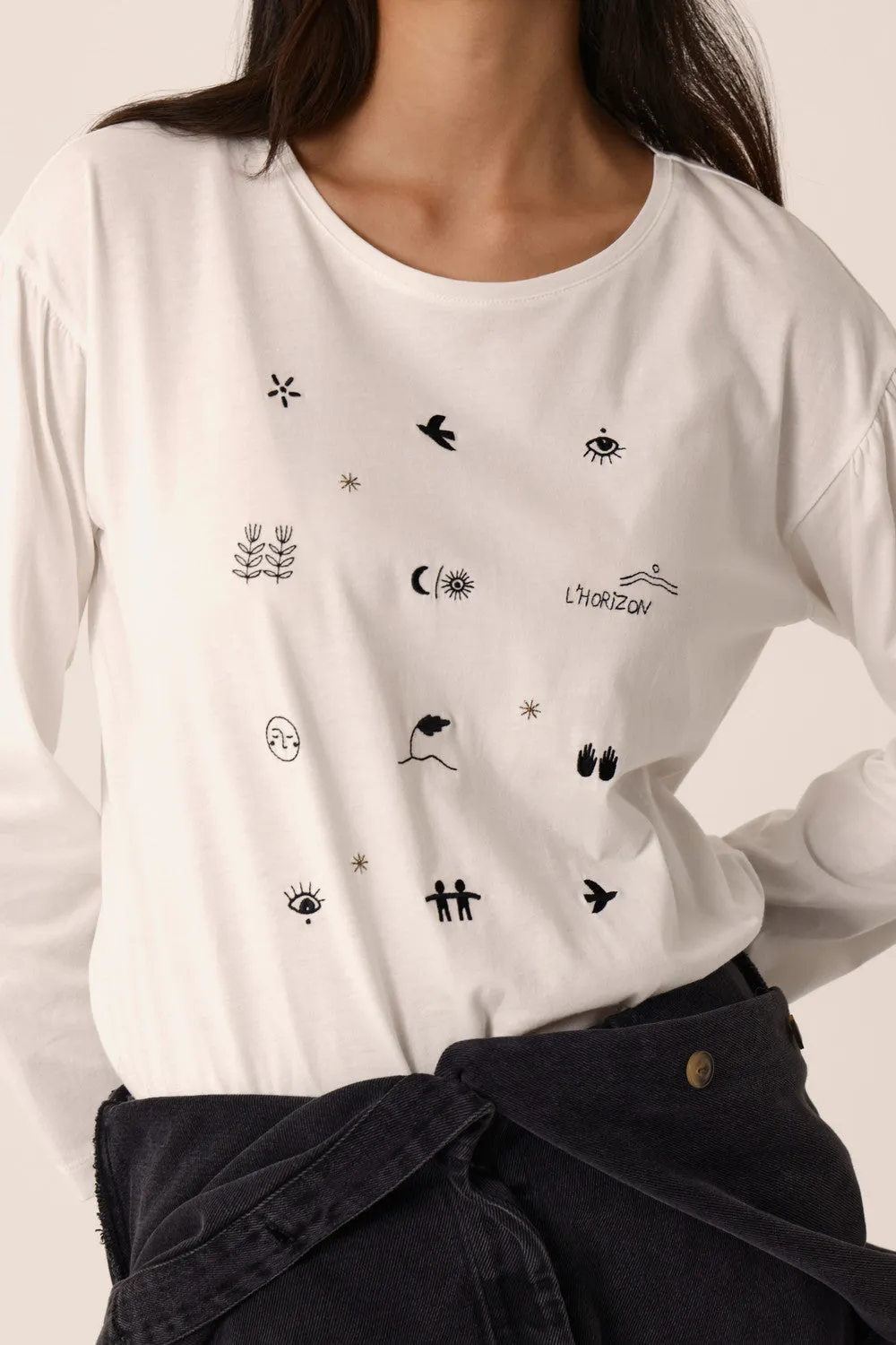 Tee-shirt Janana Ecru