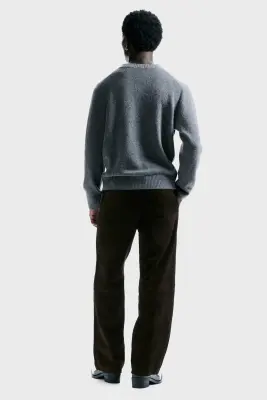 Pull Regular Fit - Gris foncé — photo 4