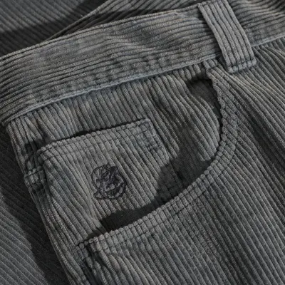 Pantalon polar 93′ pants Ovedyed Cord – Blueish grey — photo 4