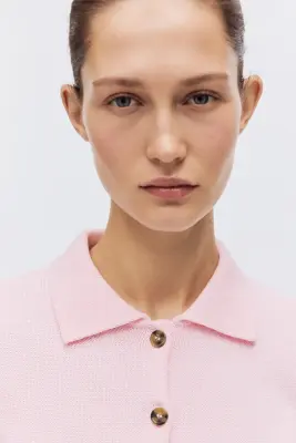Gilet à manches courtes - Rose clair — photo 2
