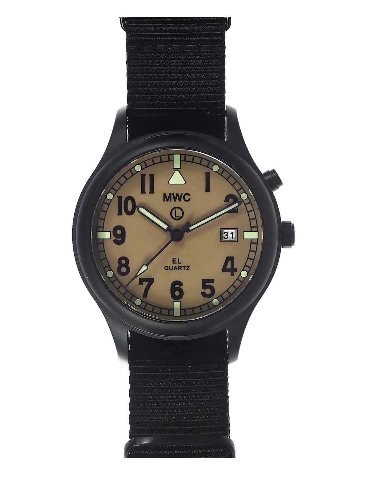 MWC G10EL GENERAL SERVICE WATCH WITH ELECTROLUMINESCENT (EL) BACKLIT DIAL